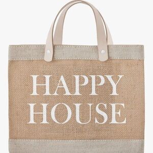 Tan and Cream Tote Bag